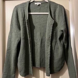 Madewell cotton cardigans x2